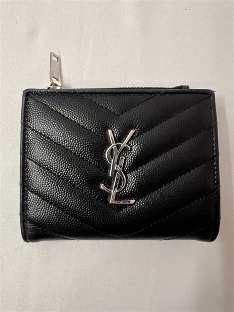 ysl monogram matelasse wallet|ysl bifold wallet.